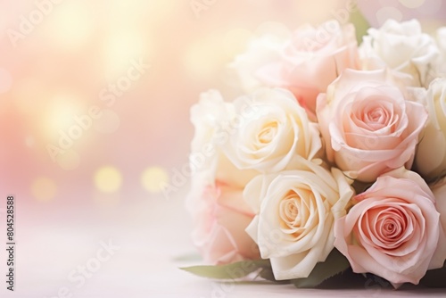 bouquet of pink roses