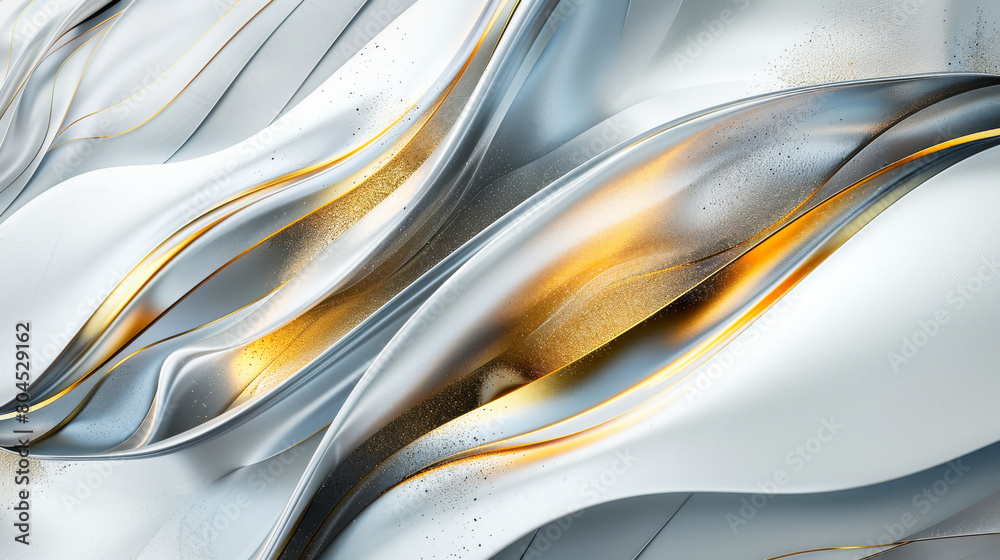 Obraz premium Abstract elegant curved shapes background