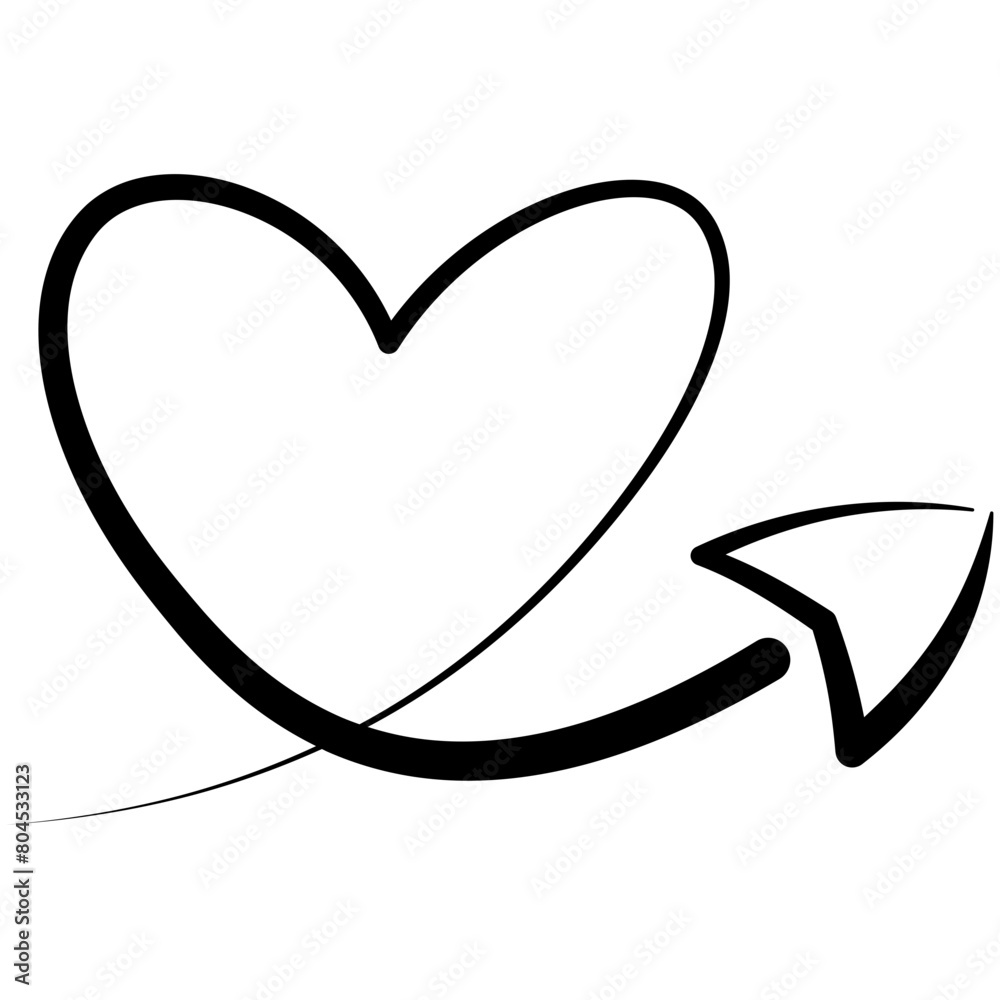 Hand Drawn Arrows Outline Icon Pack