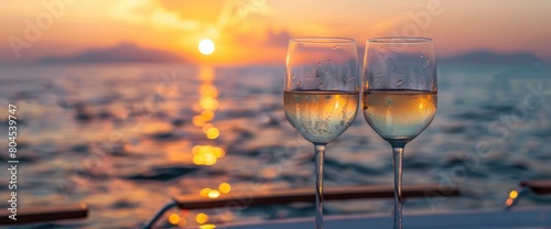 Sunset dinner cruise featuring regional cuisine and local wines , professional photography and light