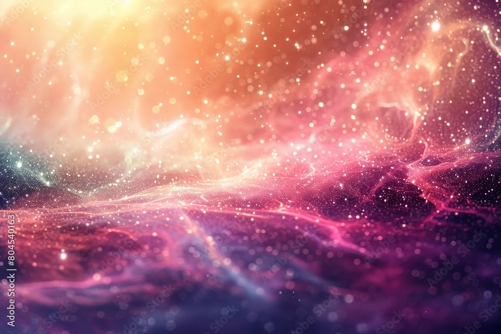 Cosmic Gradient Landscape with Ethereal Celestial Glow and Interstellar Energy Cosmic Gradient Landscape with Ethereal Celestial Glow and Interstellar Energy