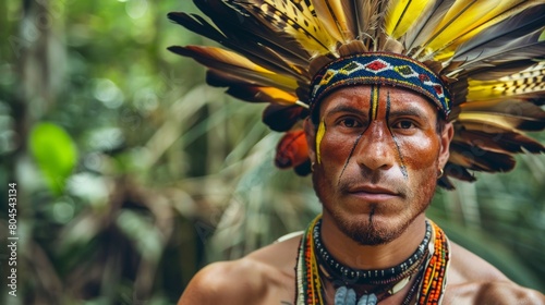 A series of photos showcasing men with culturally significant body art challenging Western standards of beauty and highlighting the beauty of traditional cultures.