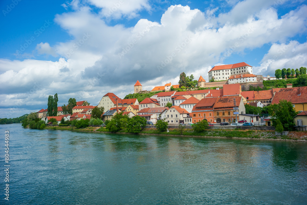 ptuj, slovenia, 2 may 2024, city view