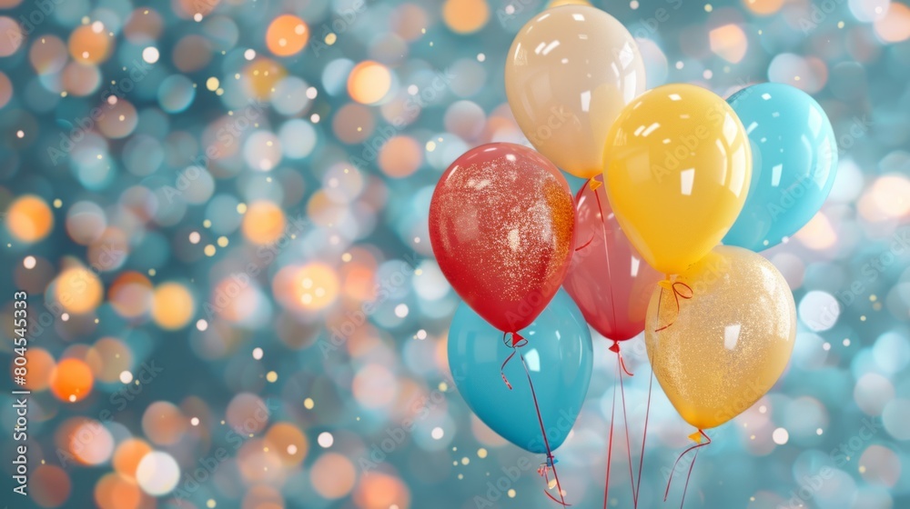 Balloons on a festive background. A festive concept. Birthday celebration. Fun Balloons on a festive background. A festive concept. Birthday celebration. Fun