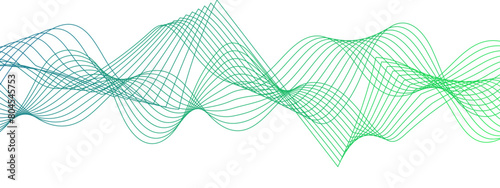  Abstract colorful modern stream wave line transparent background. Business curve lines in transparent background. Curved wavy lines tech futuristic motion background.