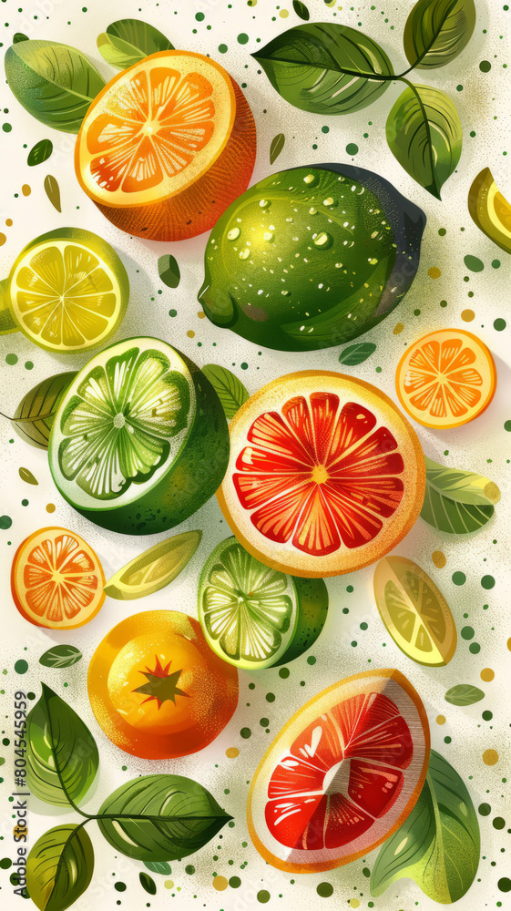 repeat cute small icon, vivid, light green, background, summer, popular in America,generative ai repeat cute small icon, vivid, light green, background, summer, popular in America,generative ai