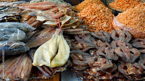 seafood from the fishmarket in phnom penh photo