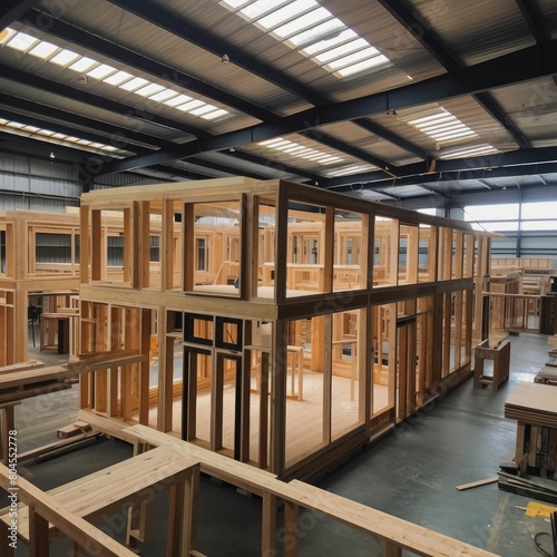 Efficient and Sustainable Modern Prefabrication of Wood Frame Houses  A Glimpse Inside