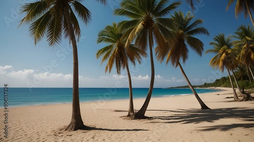 palm trees on the beach © Design curator