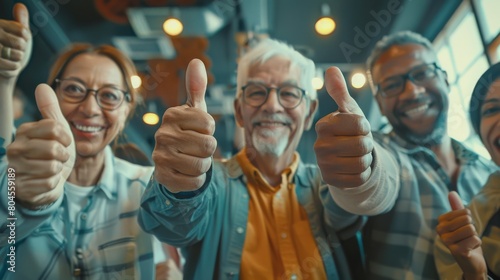 A Group Giving Thumbs Up photo