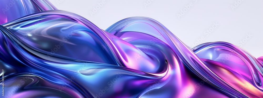 3D render of an abstract background with blue and purple colors, close up macro view of liquid flowing on a white surface, highly detailed in the style of an abstract artist. 3D render of an abstract background with blue and purple colors, close up macro view of liquid flowing on a white surface, highly detailed in the style of an abstract artist.
