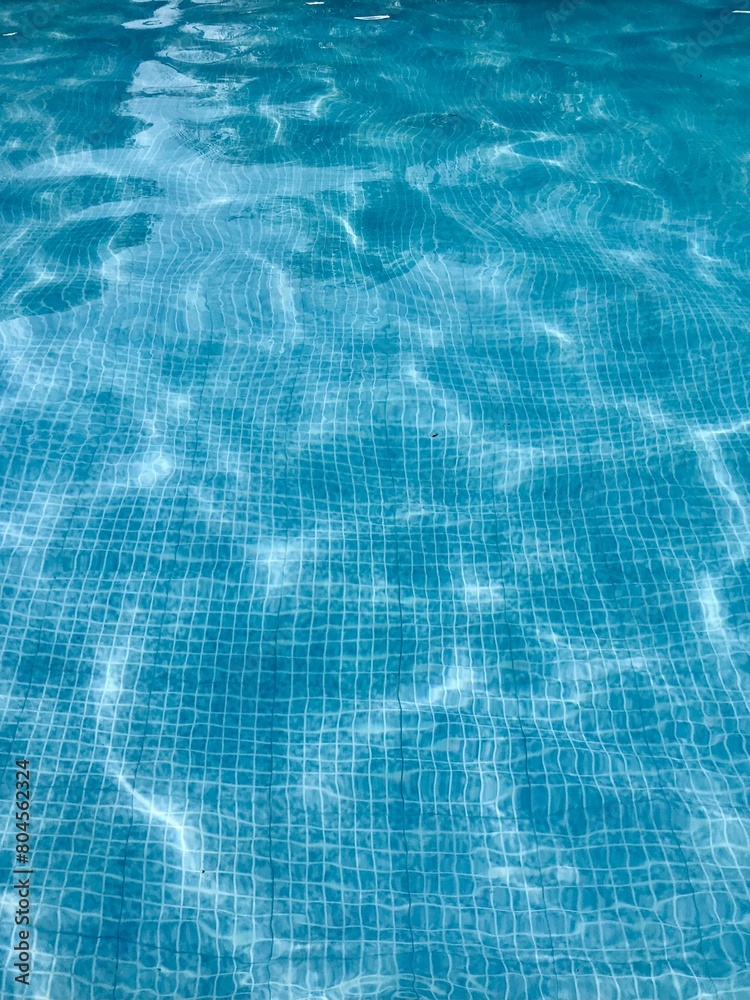 Swimming pool blue water background Swimming pool blue water background