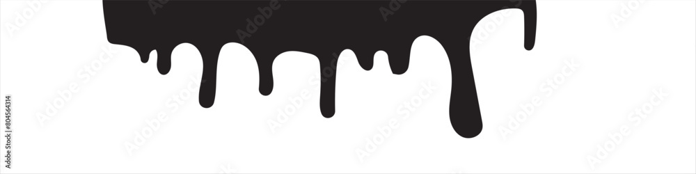 Ink drip and black Melt Drips. Black Liquid vector paint drops. Flowing, spilled, drop, splash, leak concept vector. vector illustration. Ink drip and black Melt Drips. Black Liquid vector paint drops. Flowing, spilled, drop, splash, leak concept vector. vector illustration.