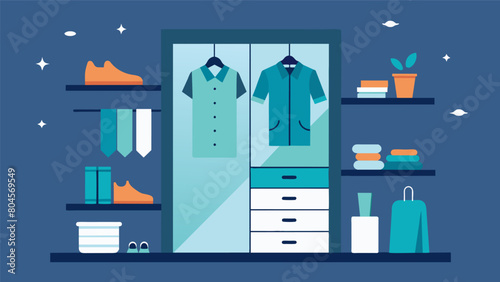 Striving for a less is more approach a minimalist wardrobe avoids clutter and excess promoting a sense of calm and simplicity..
