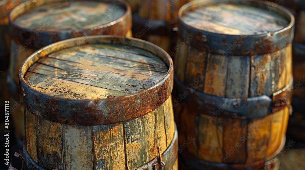 Oil barrels, barrels. Oil barrels, barrels.