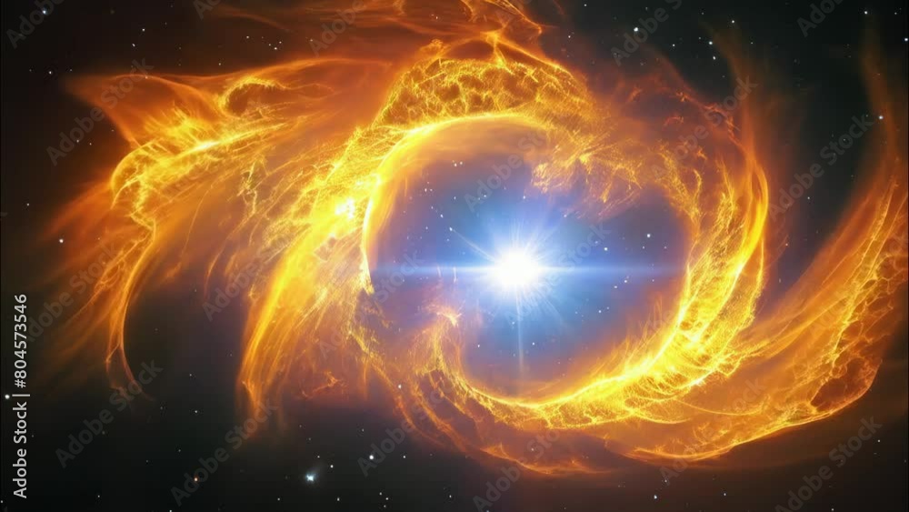 Solar magnetic storm is approaching the camera Solar magnetic storm is approaching the camera