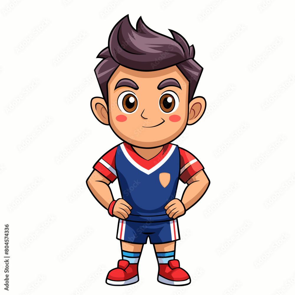 cartoon sportsmen character cartoon sportsmen character