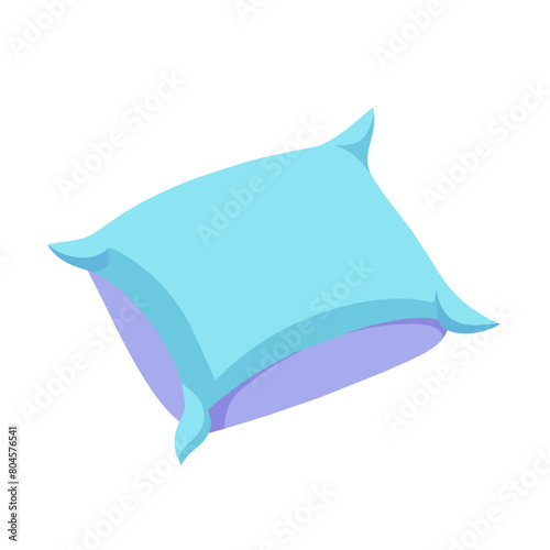 beautiful pastel color pillow art drawn on white background