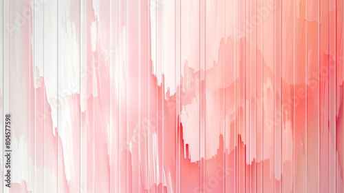 A background gradient with vertical lines in light pink, and white colors. An aesthetic background with patterned glass texture.