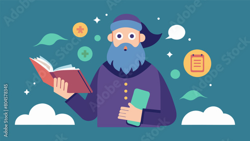 A fantasy novelist with dyslexia shares how their unique way of processing information influences the worldbuilding and plot in their stories.. Vector illustration