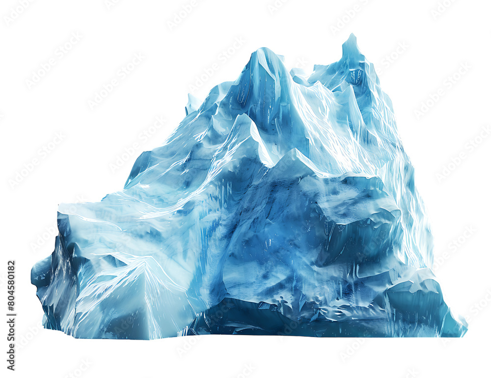  Iceberg isolated on white background