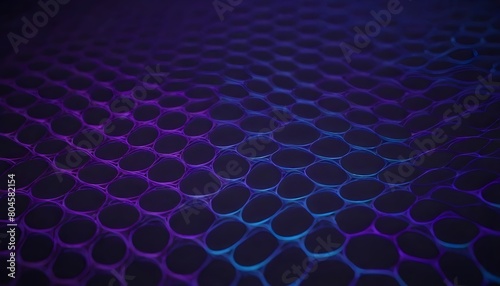 3D model Abstract pattern of blue and purple hole create with ai