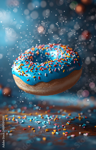 Doughnut with sprinkles ad