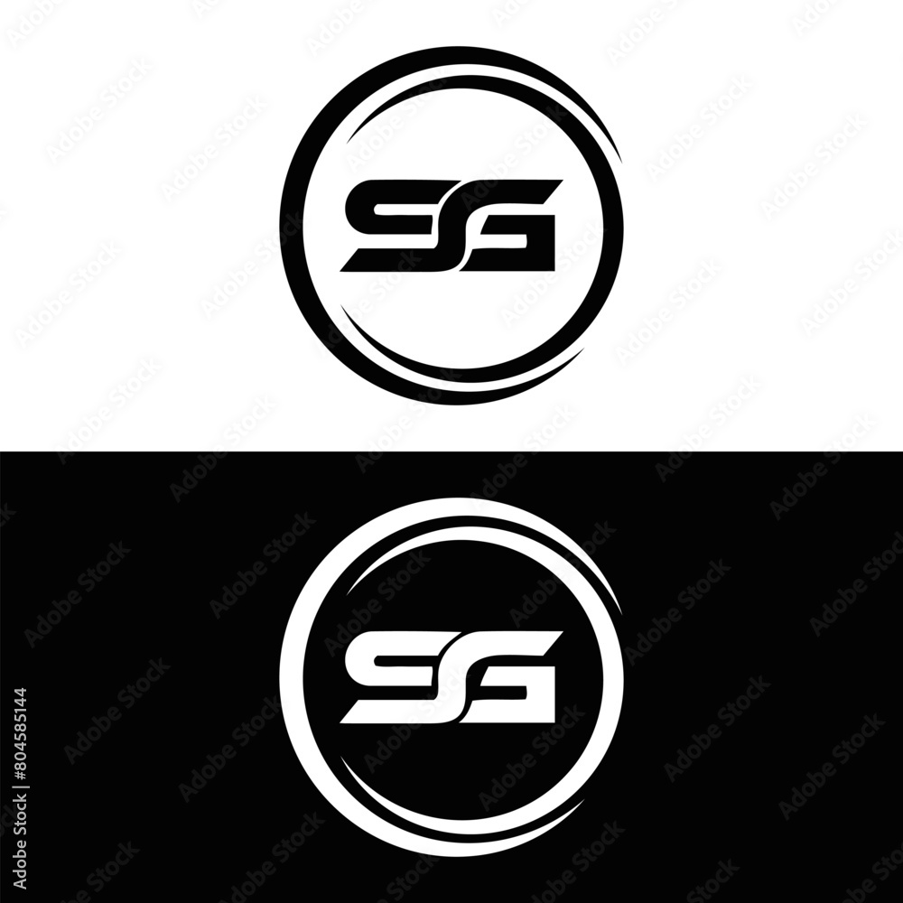 SG logo. S G design. White SG letter. SG, S G letter logo design. Initial letter SG linked circle uppercase monogram logo. S G letter logo vector design. SG logo. S G design. White SG letter. SG, S G letter logo design. Initial letter SG linked circle uppercase monogram logo. S G letter logo vector design.