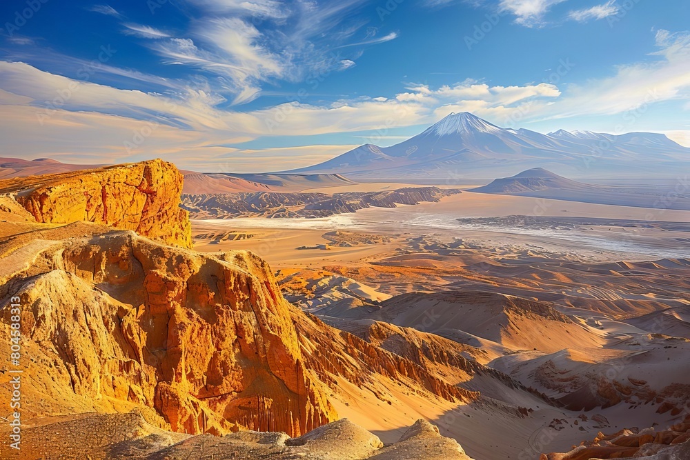 captivating view of atacama desert in chile landscape photography