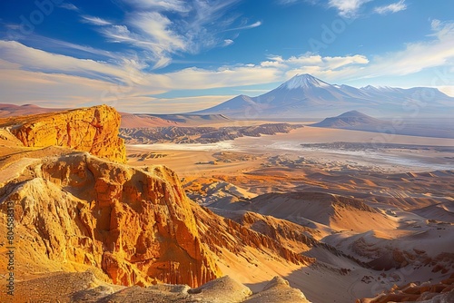 captivating view of atacama desert in chile landscape photography © furyon