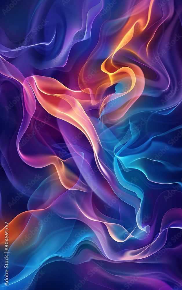 Obraz premium colorful wave