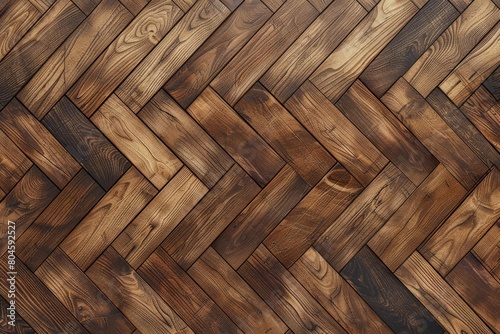 high resolution closeup texture of detailed wooden parquet floor interior design background
