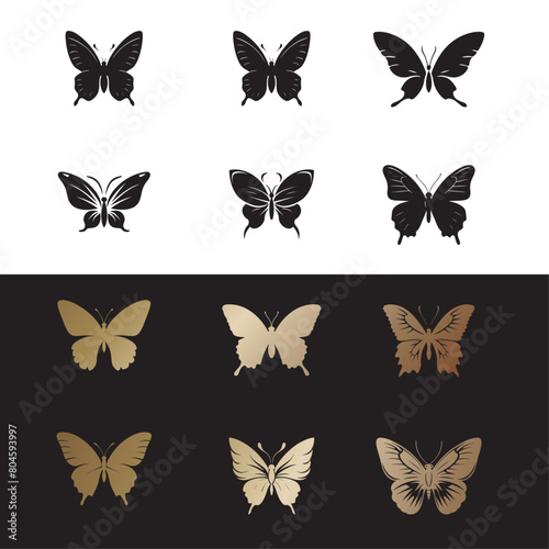 Fluttering Elegance A Collection of Butterfly Logo Designs