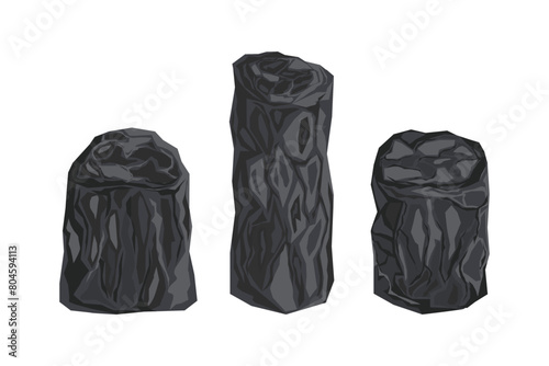 vector stone assets in one set