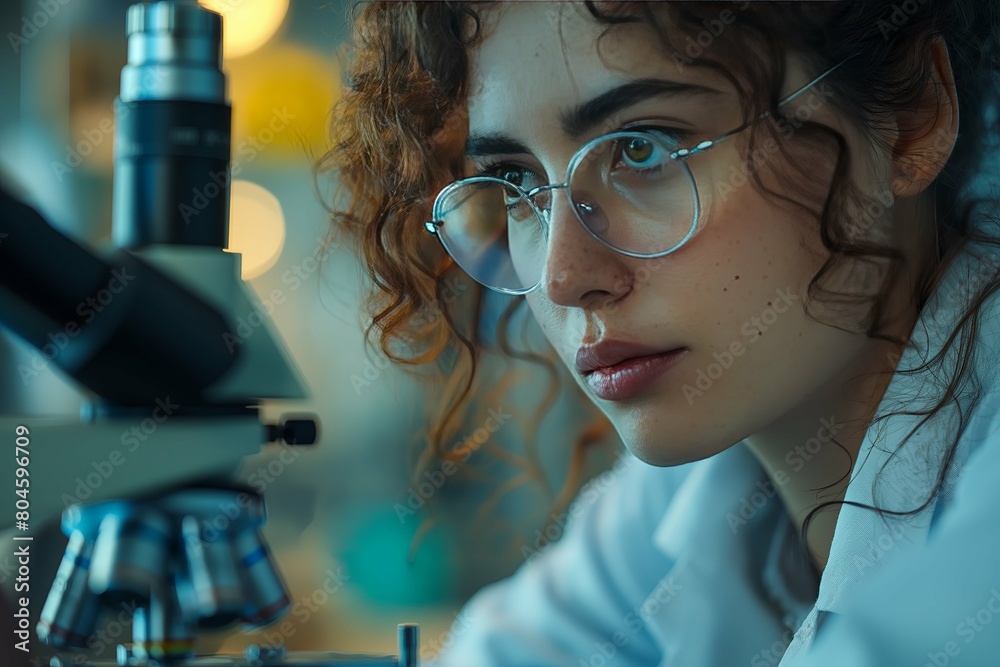Female scientist in laboratory Female scientist in laboratory