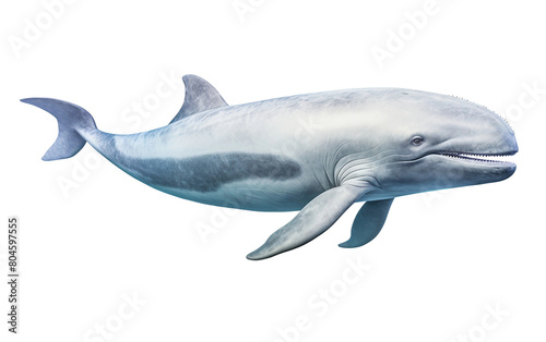 Elegant Bowhead Glide Isolated On Transparent Background PNG.