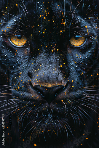 Close Up Black Panther