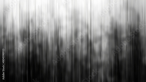  A tree, distinctly outlined, stands in a monochrome-filtered forest, teeming with numerous other trees in the background