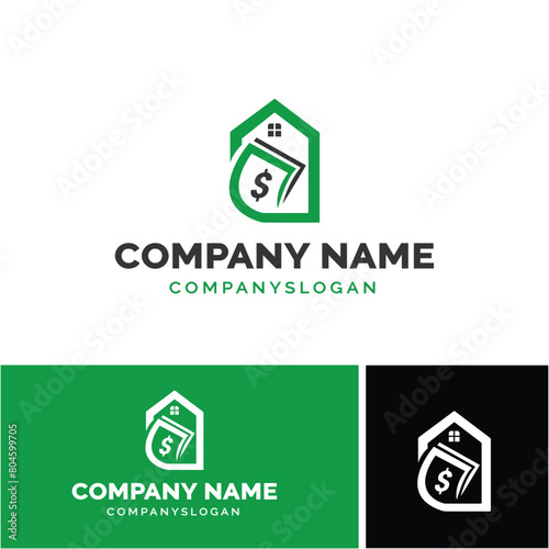 homeloan logo design, vector logo design, illustration  photo