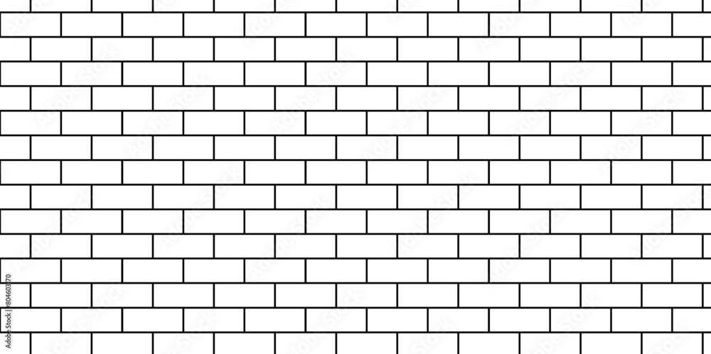 White brick background texture. White brick pattern and white background wall brick.	