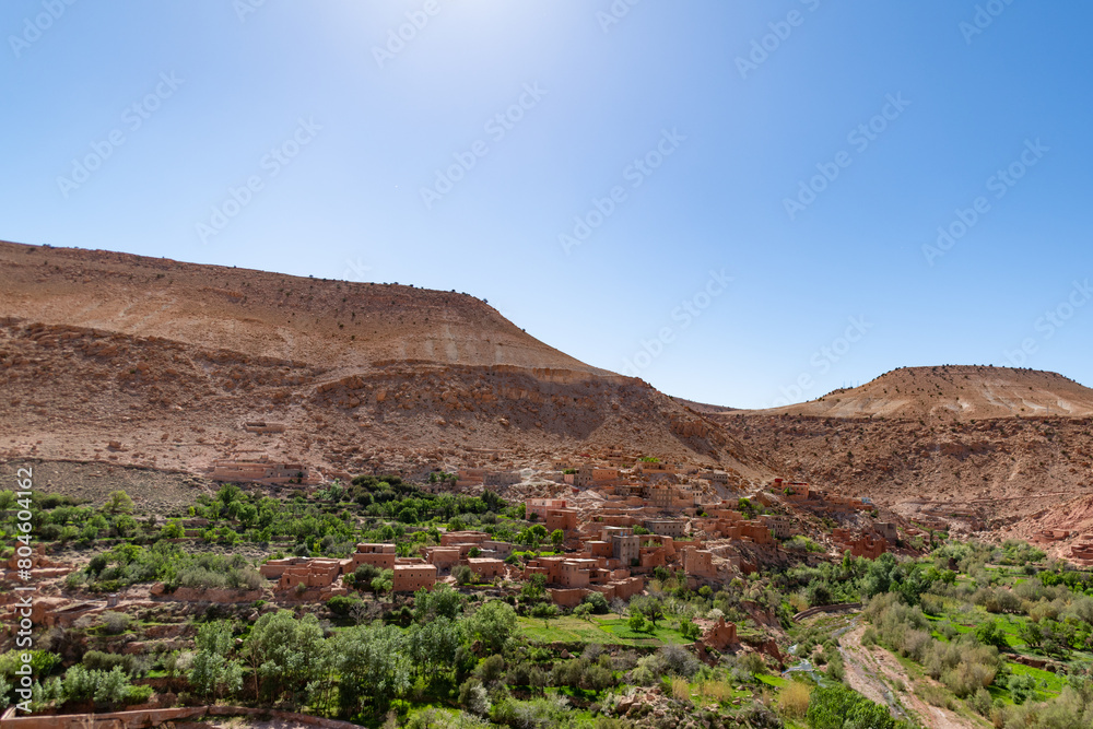 landscape of the interior of Morocco landscape of the interior of Morocco