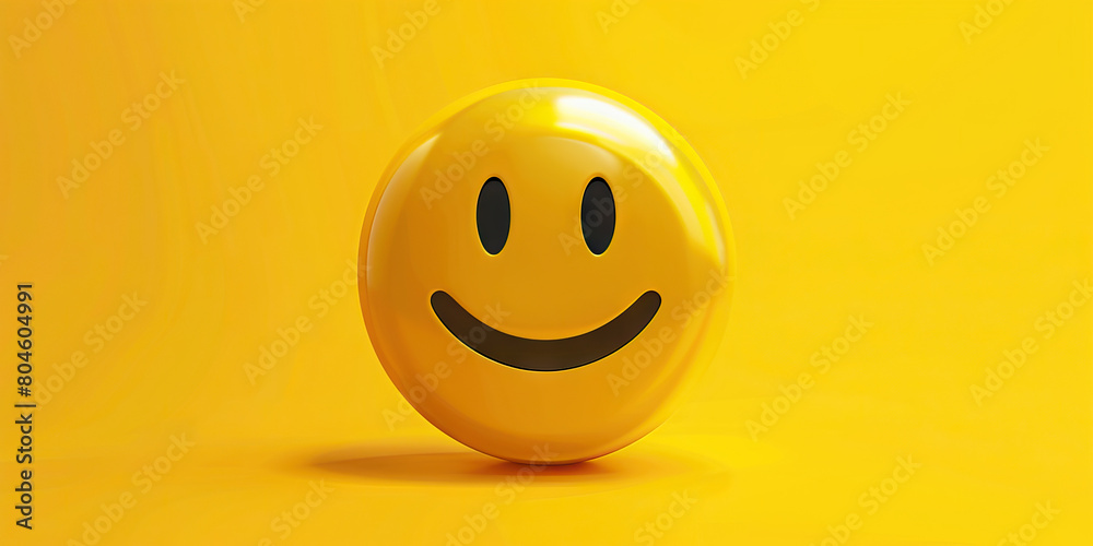Gratitude (Bright Yellow): A simple smiley face representing thankfulness or appreciation Gratitude (Bright Yellow): A simple smiley face representing thankfulness or appreciation