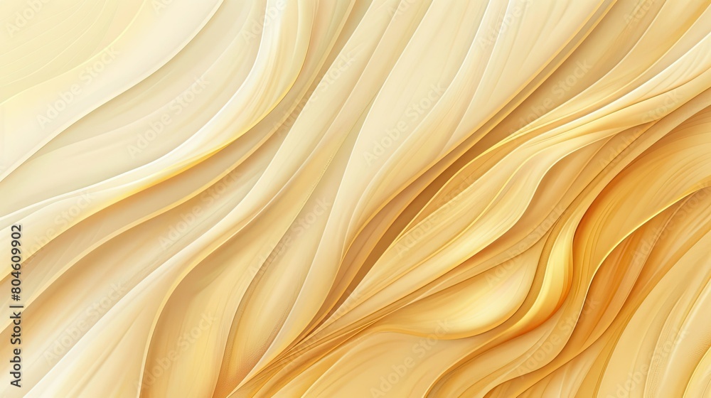 Obraz premium A sophisticated wooden abstract background in light yellow and brown hues featuring delicate lines and a smooth color gradient reminiscent of fine fabric Perfect for occasions like Mother s