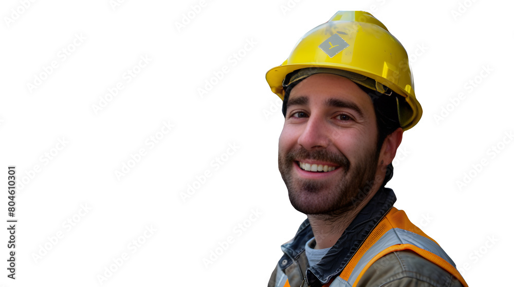 Man worker with helmet Man worker with helmet