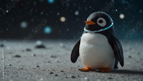 gentoo penguin in polar regions photo