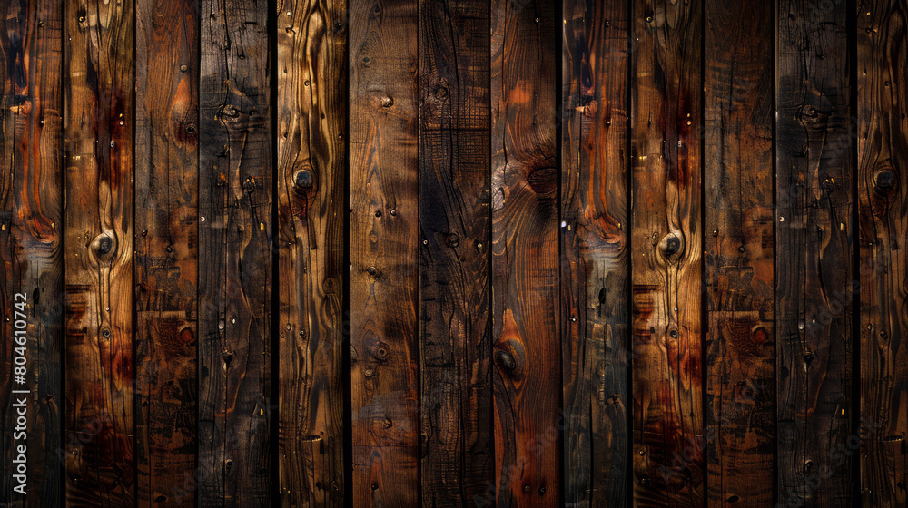 Close-up of charred wood planks with natural texture Close-up of charred wood planks with natural texture