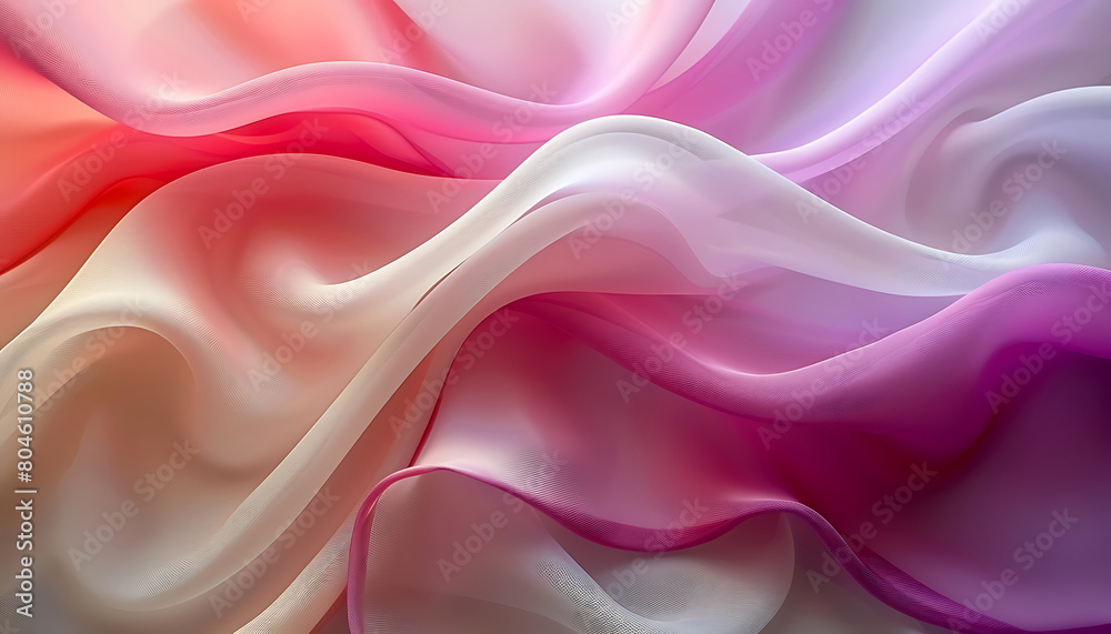 Obraz premium Wavy Fuchsia, sepia, hot pink and dark violet High quality background