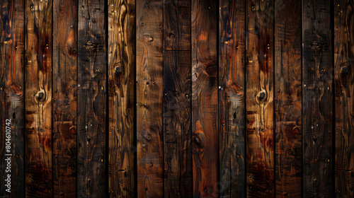 Close-up of charred wood planks with natural texture