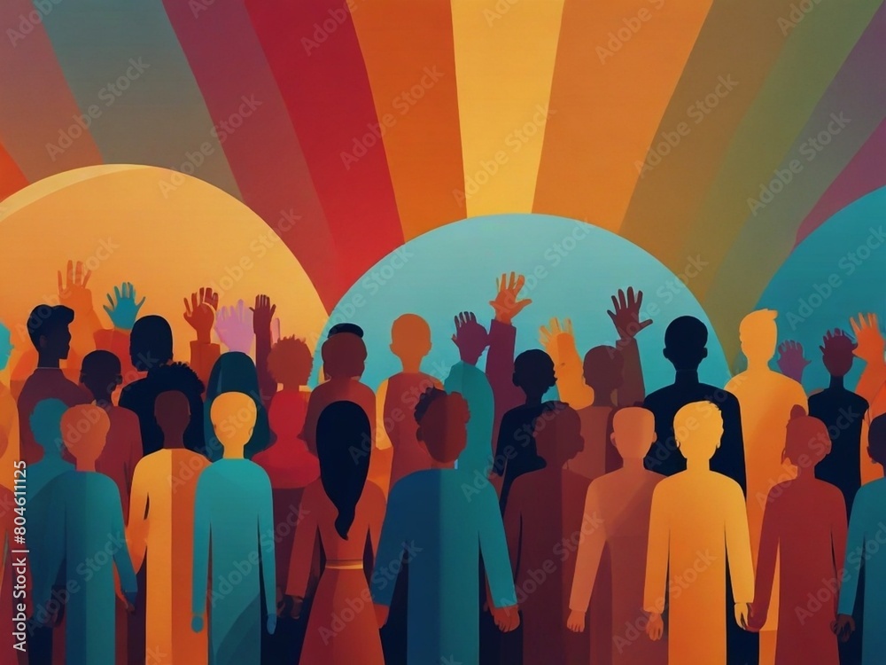 Global People diversity concept art shows in colorful wooden puppet figures, Multi ethnical puppet figures standing in a row. Unity Diversity Inclusion Belonging. Generative AI Global People diversity concept art shows in colorful wooden puppet figures, Multi ethnical puppet figures standing in a row. Unity Diversity Inclusion Belonging. Generative AI