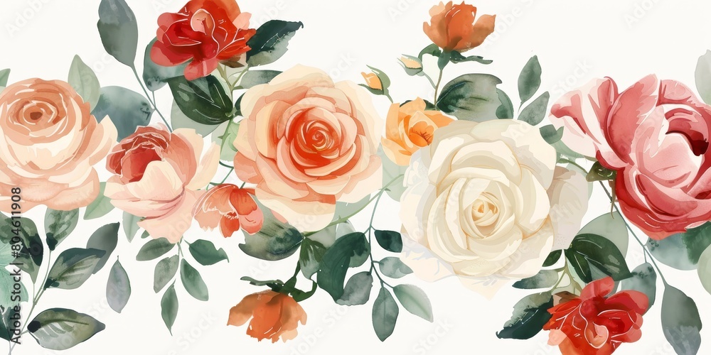 Romantic Floral Bouquets and Compositions Generative AI